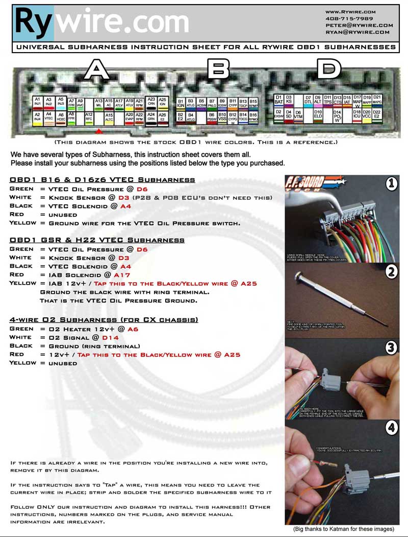 Wiring diagram for Honda motor swaps | Irrational 92 civic ecu wiring diagram 